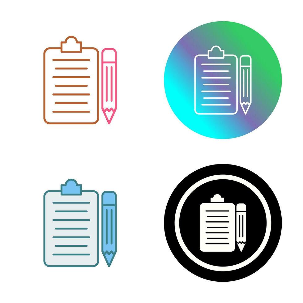 Clipboard Vector Icon