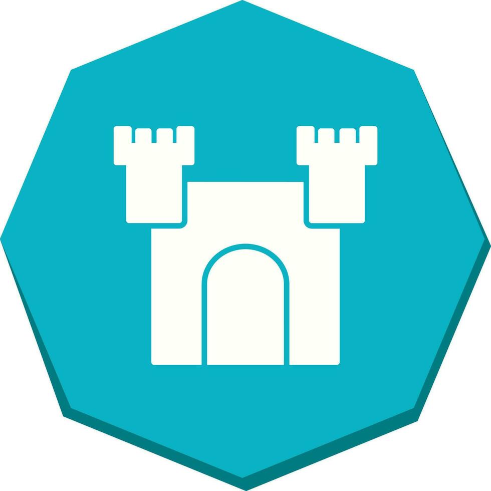 Unique Castle Vector Icon