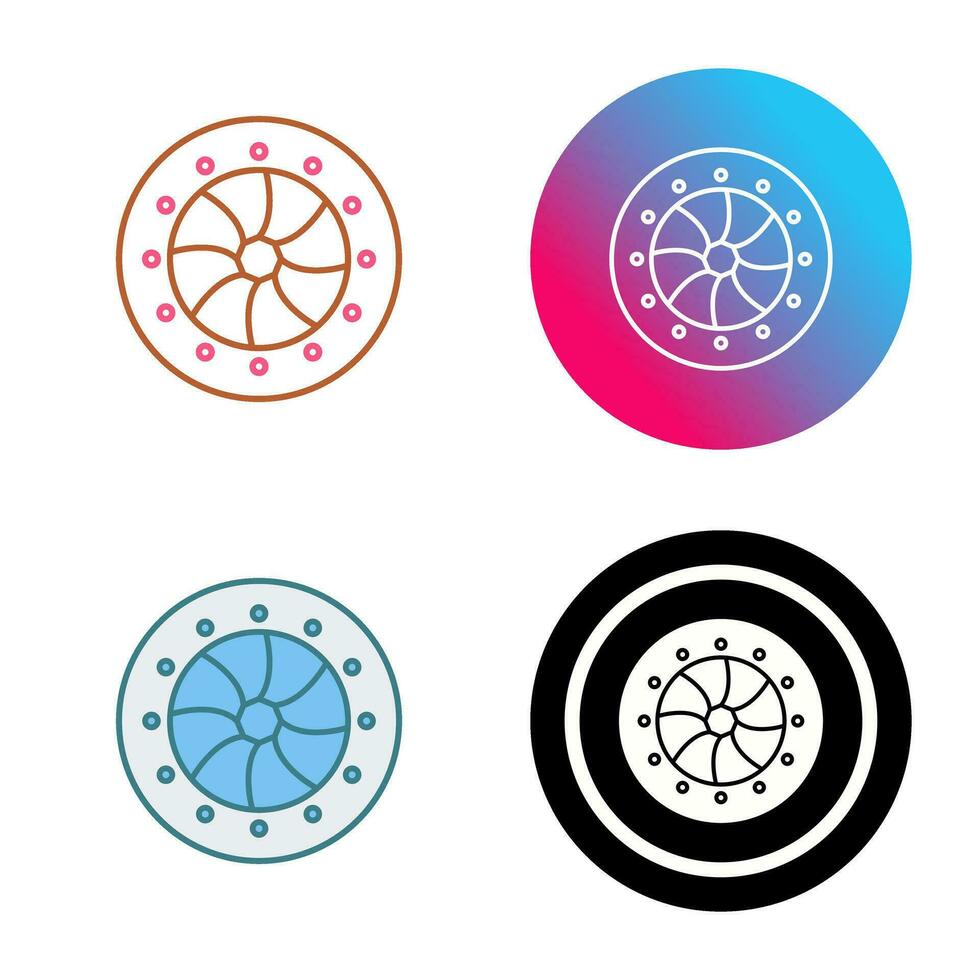 Unique Optical Diaphram Vector Icon