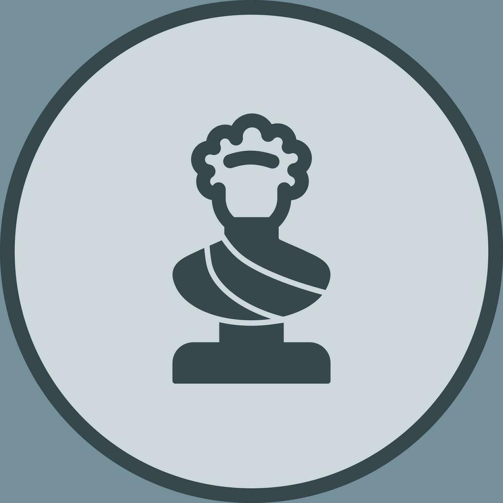 icono de vector de estatua