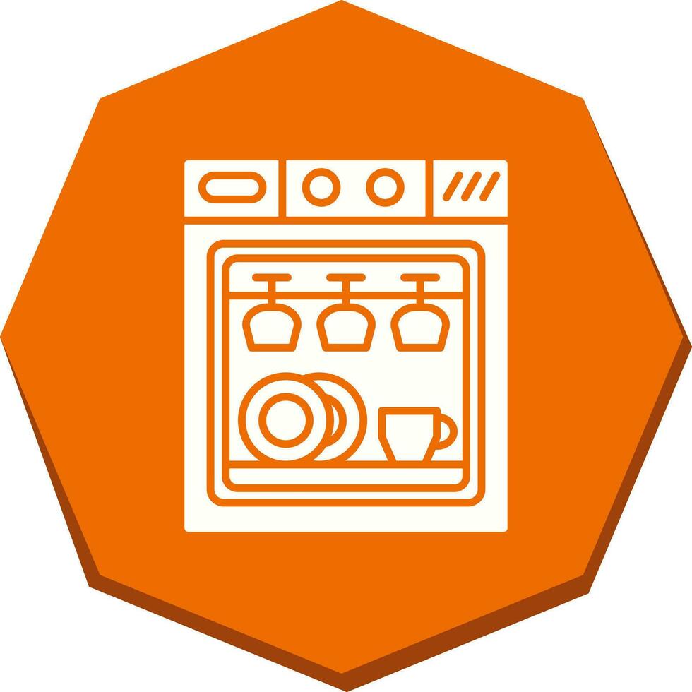 Dishwasher Vector Icon