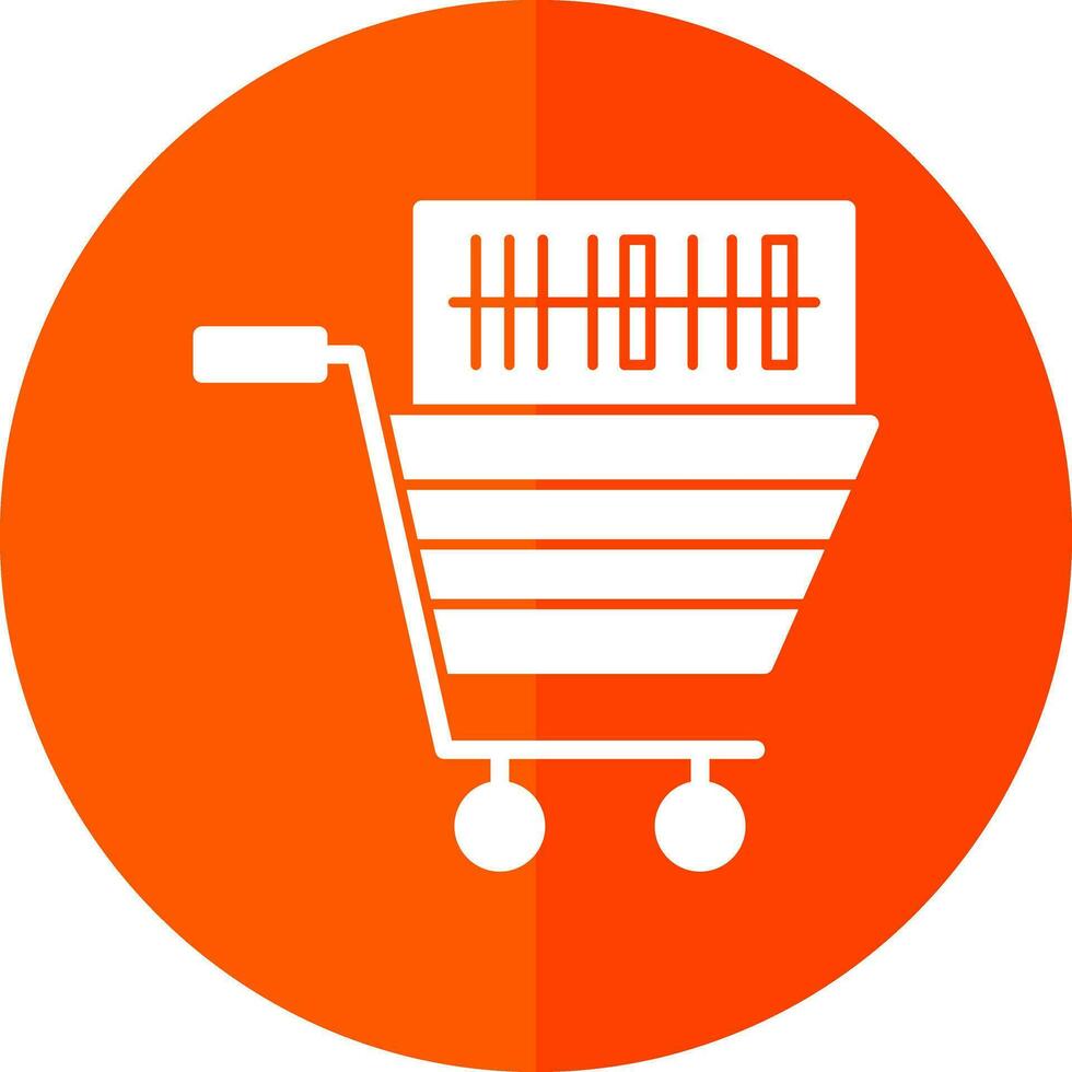 Shopping Barcode Vector Icon Design