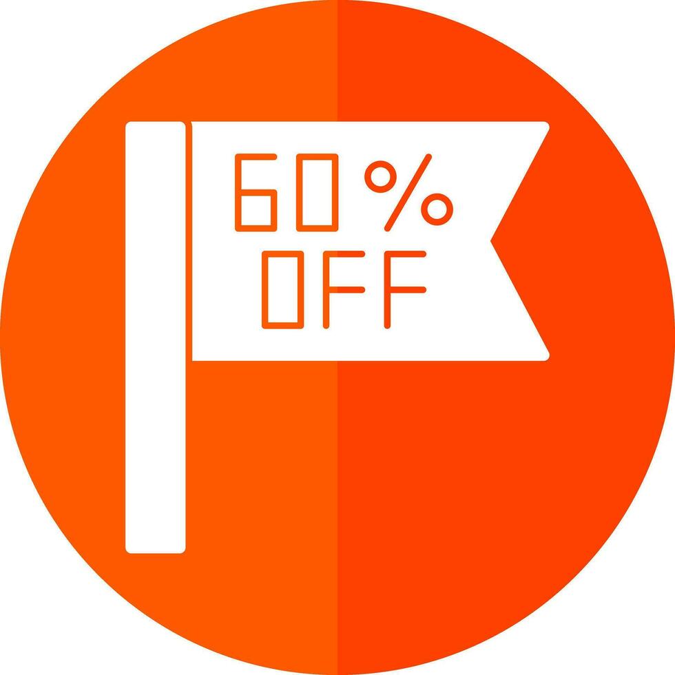 Percentage Off Vector Icon Design