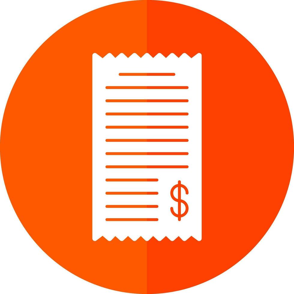 Shopping Receipt Vector Icon Design