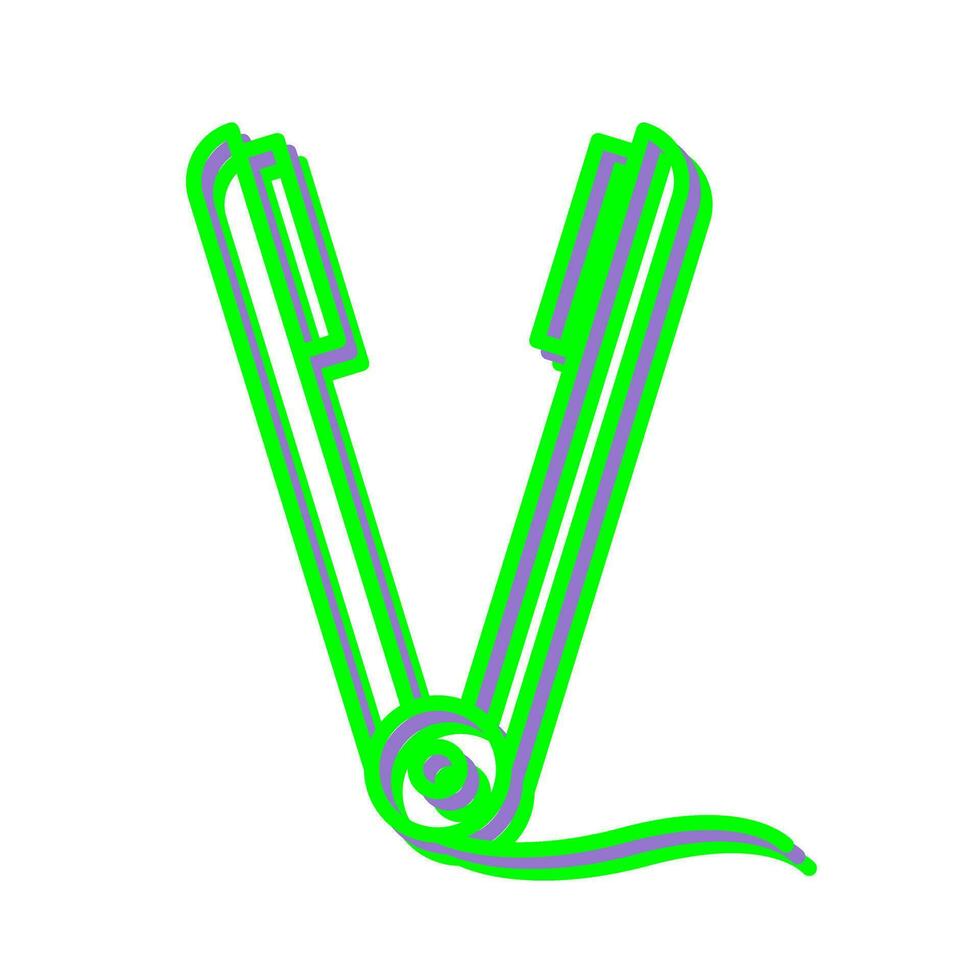 Straightener Vector Icon