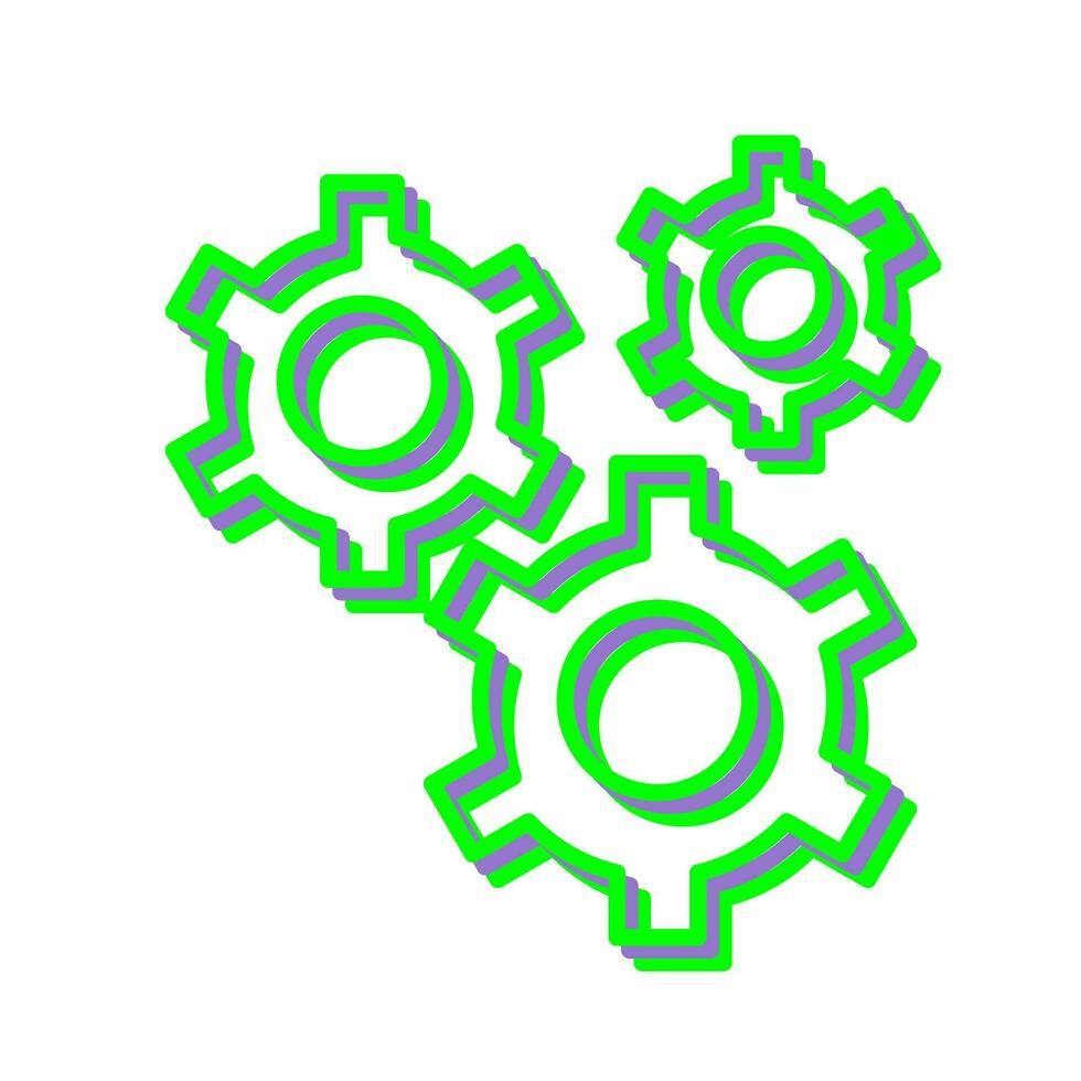 Gears Vector Icon