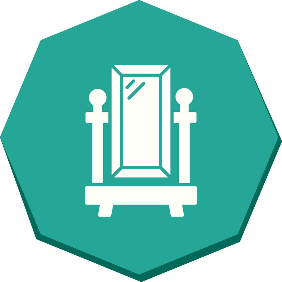 Floor Mirror Vector Icon