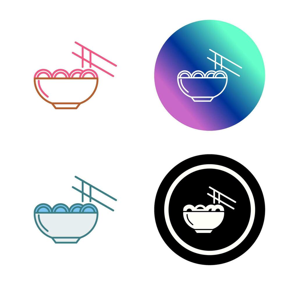 icono de vector de comida china