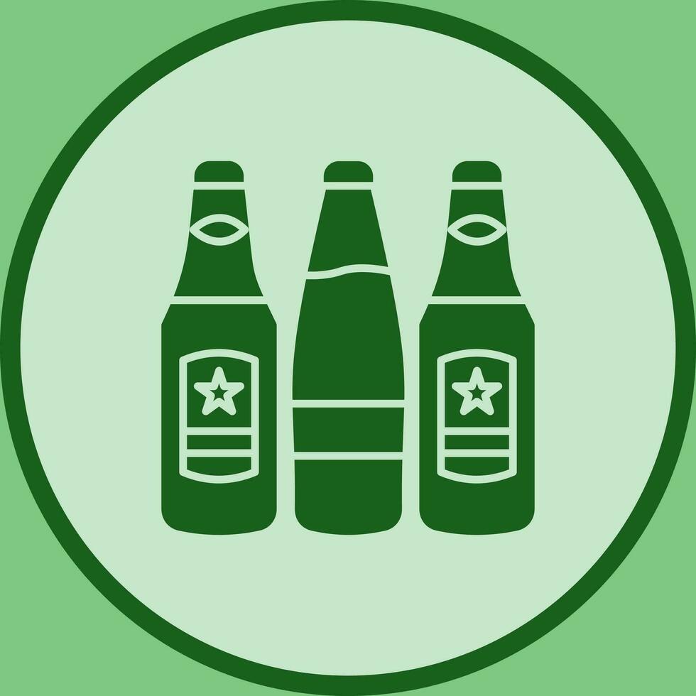 Beer Bottles Vector Icon