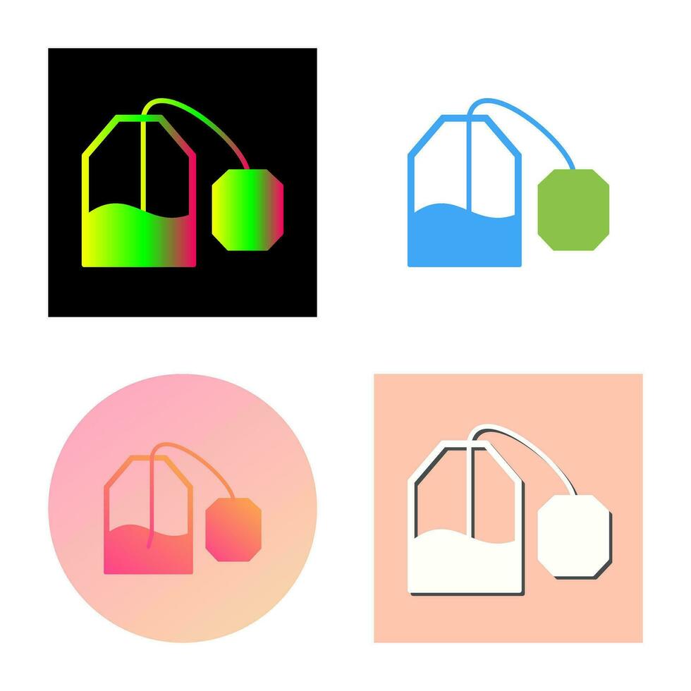 Tea Bag Vector Icon