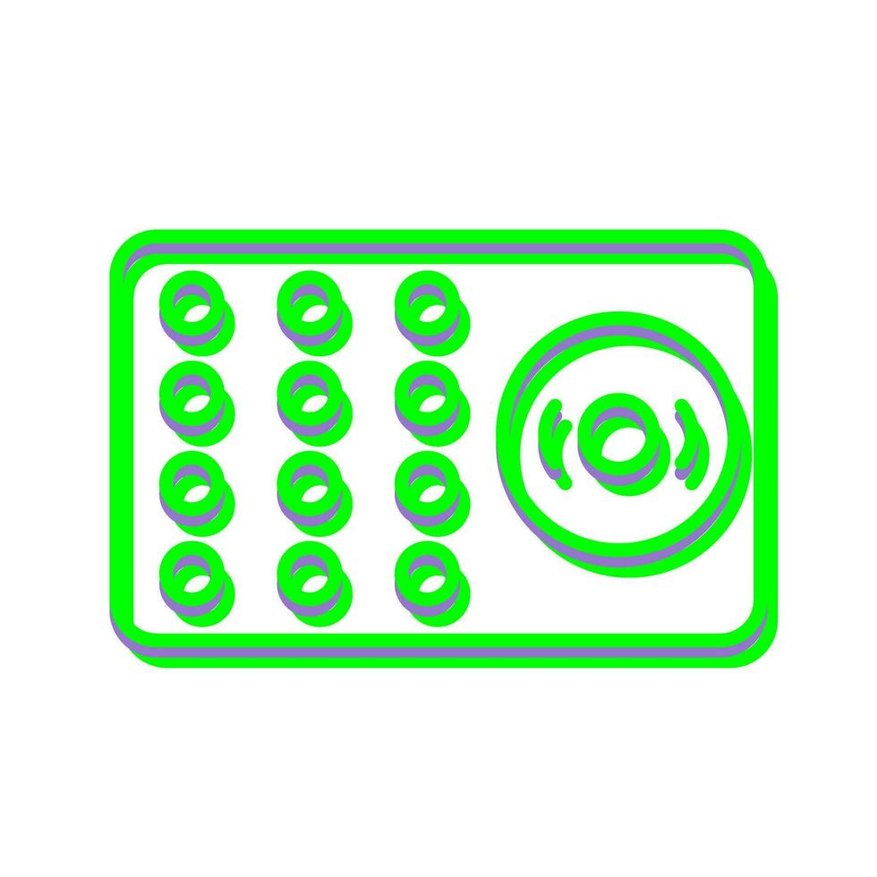 Unique Ring Alarm Vector Icon