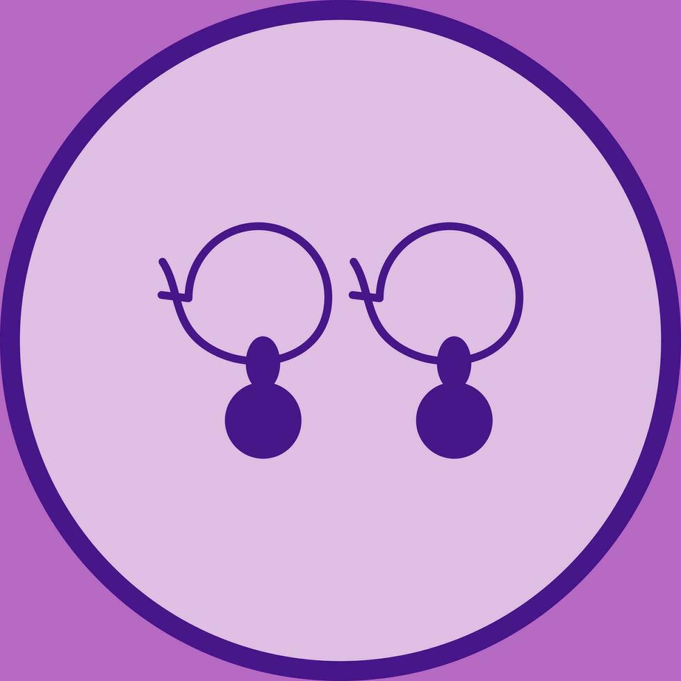 Earrings Vector Icon