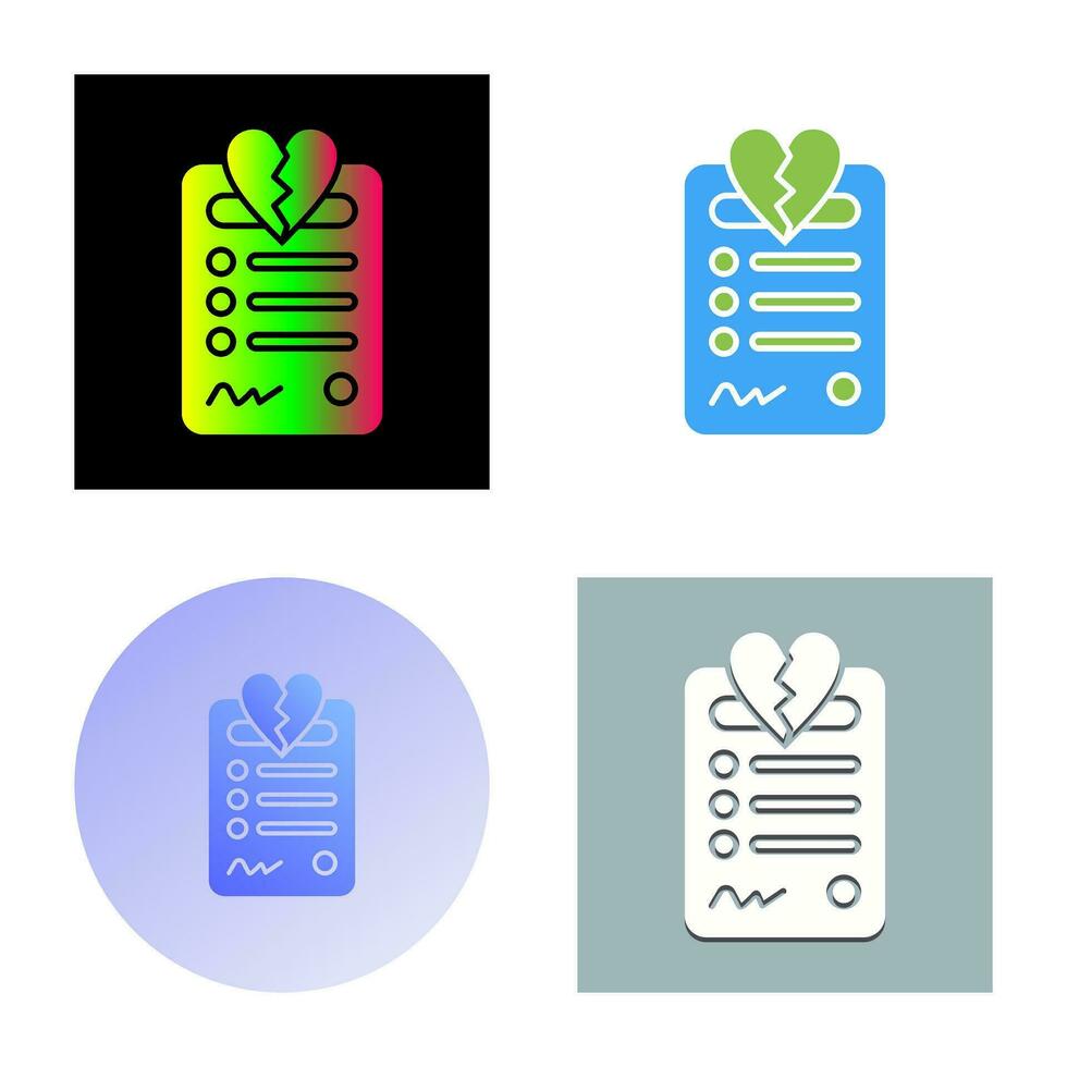 Divorce Vector Icon