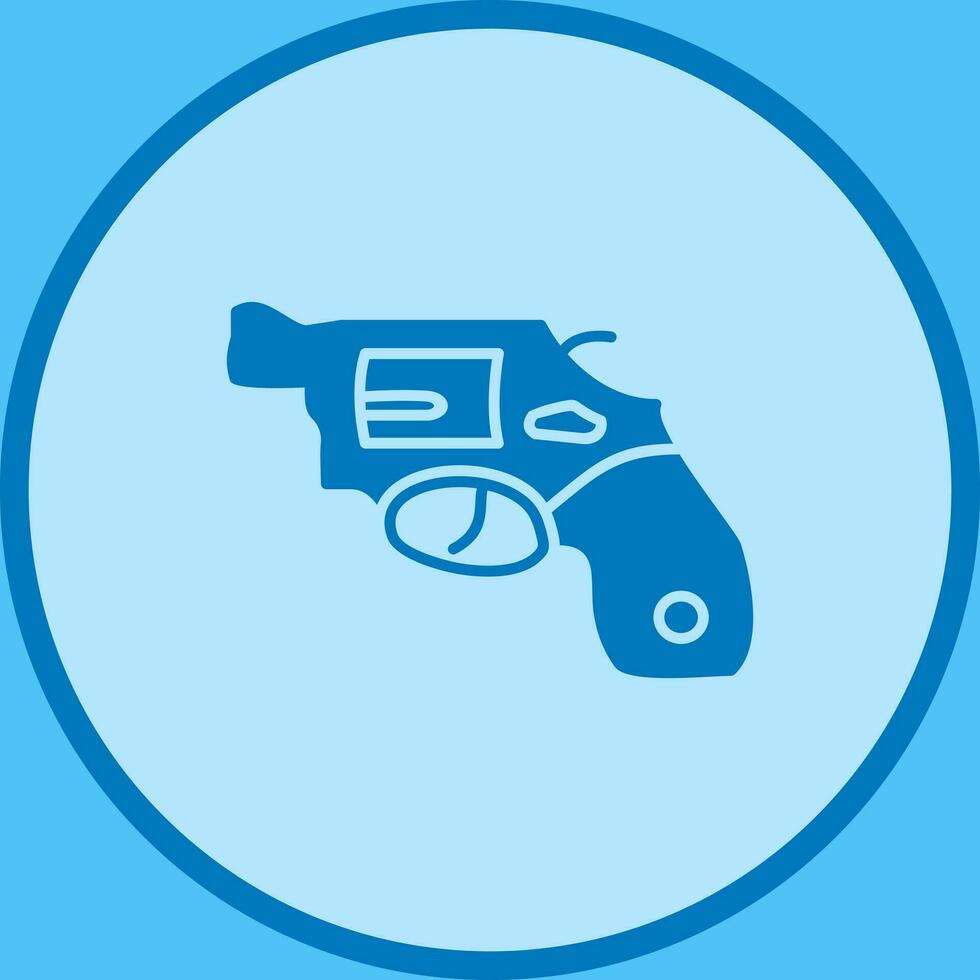 Unique Revolver Vector Icon