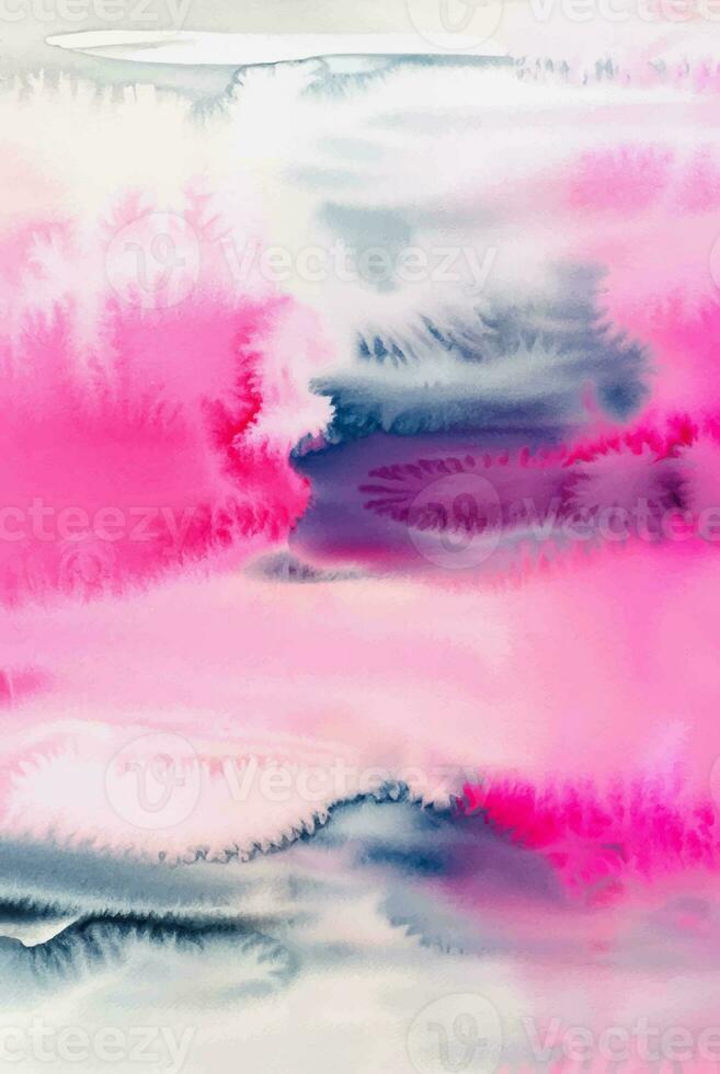 Pink watercolor abstract background photo