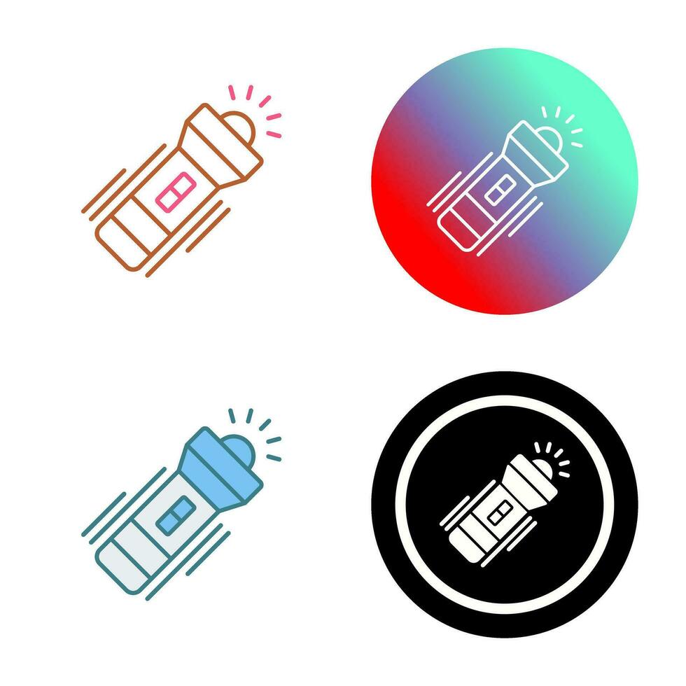 Flashlight Vector Icon