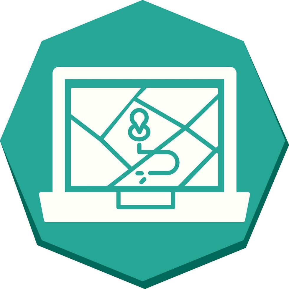 Google Map Vector Icon