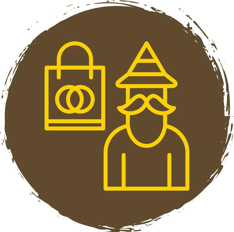 Shopping Wizard Vector Icon Design