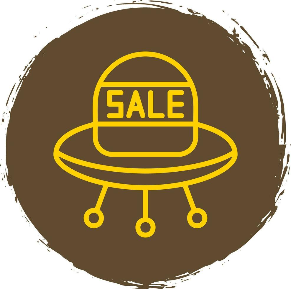 Sale UFO Vector Icon Design