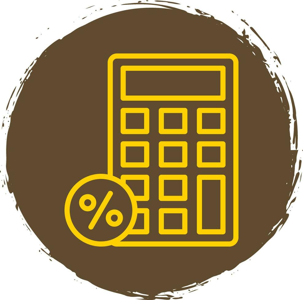 Discount Calculator Vector Icon Design