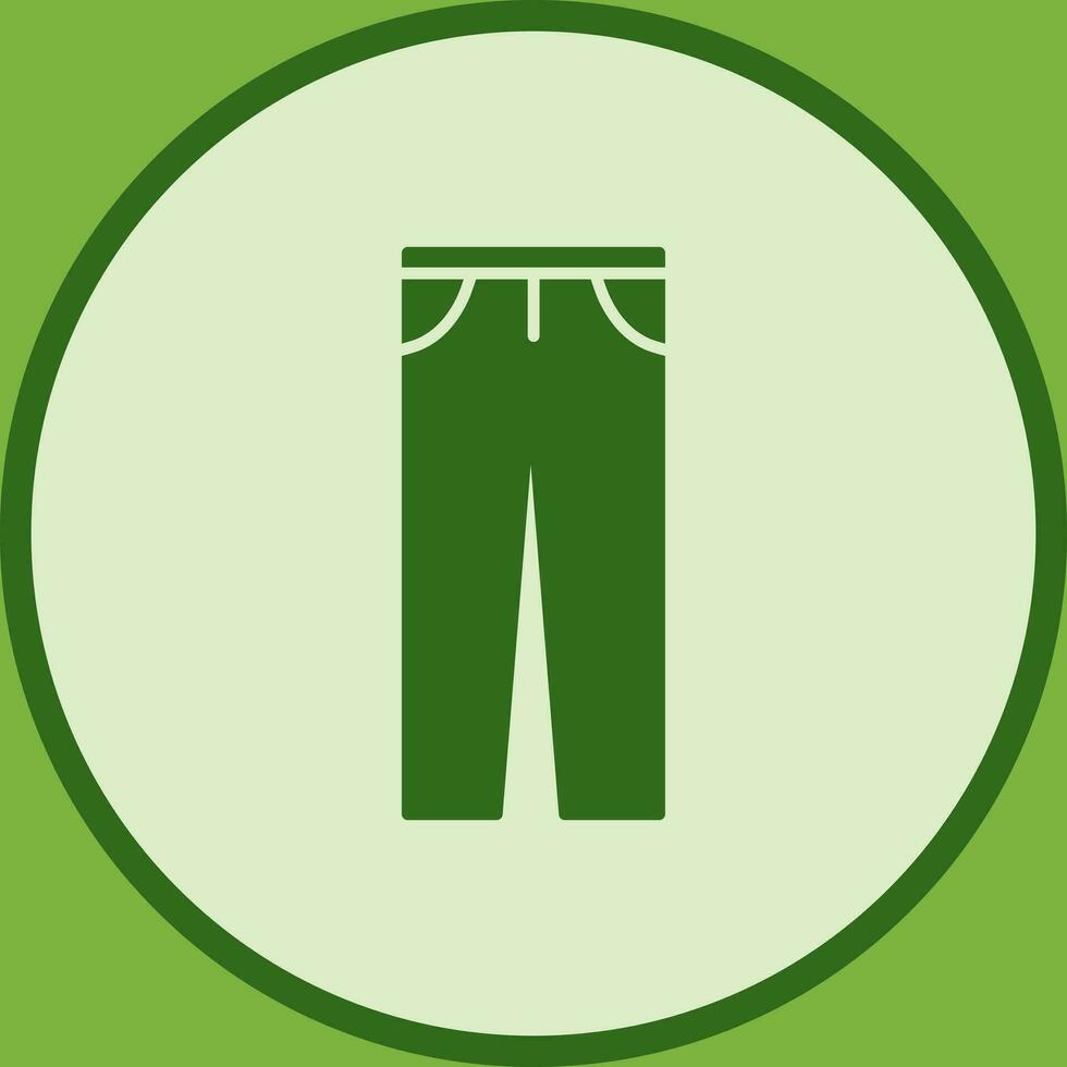 icono de vector de pantalones