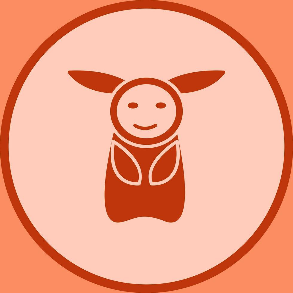 Unique Game Character Vector Icon