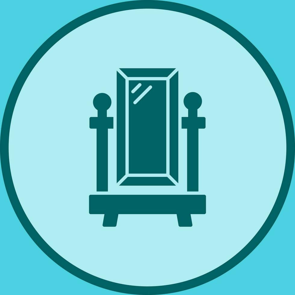Floor Mirror Vector Icon