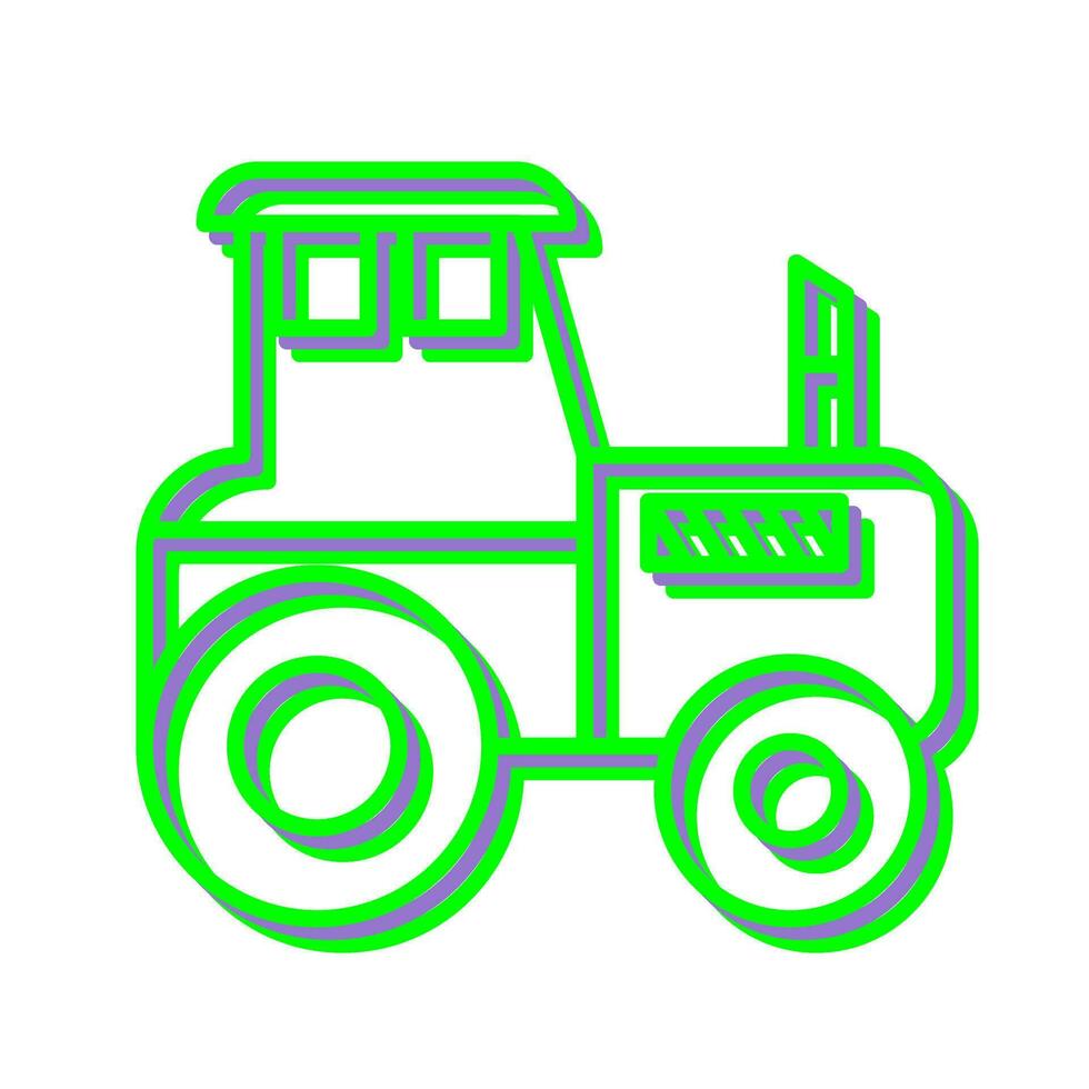 icono de vector de tractor