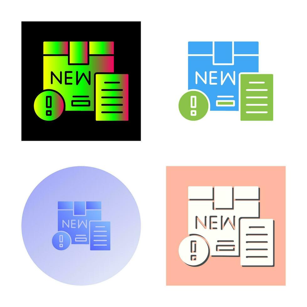New Product Vector Icon