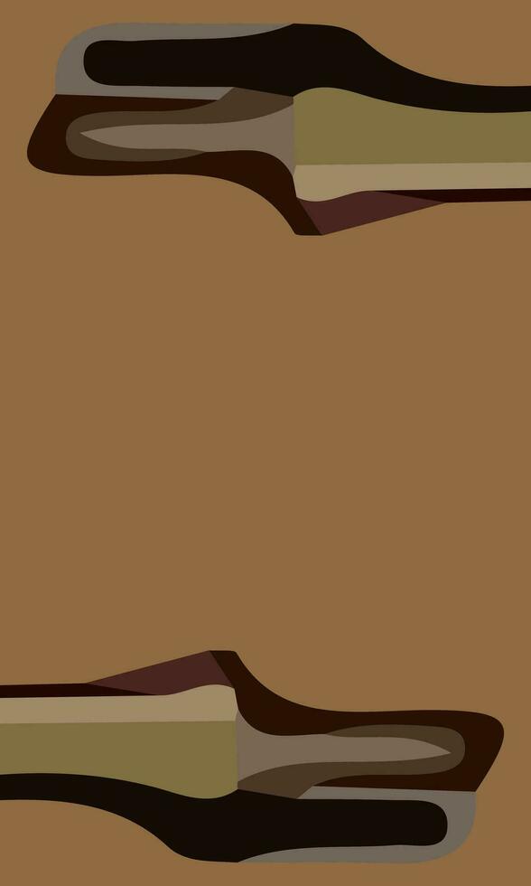 Aesthetic brown abstract background with copy space area. Suitable for poster and banner vector