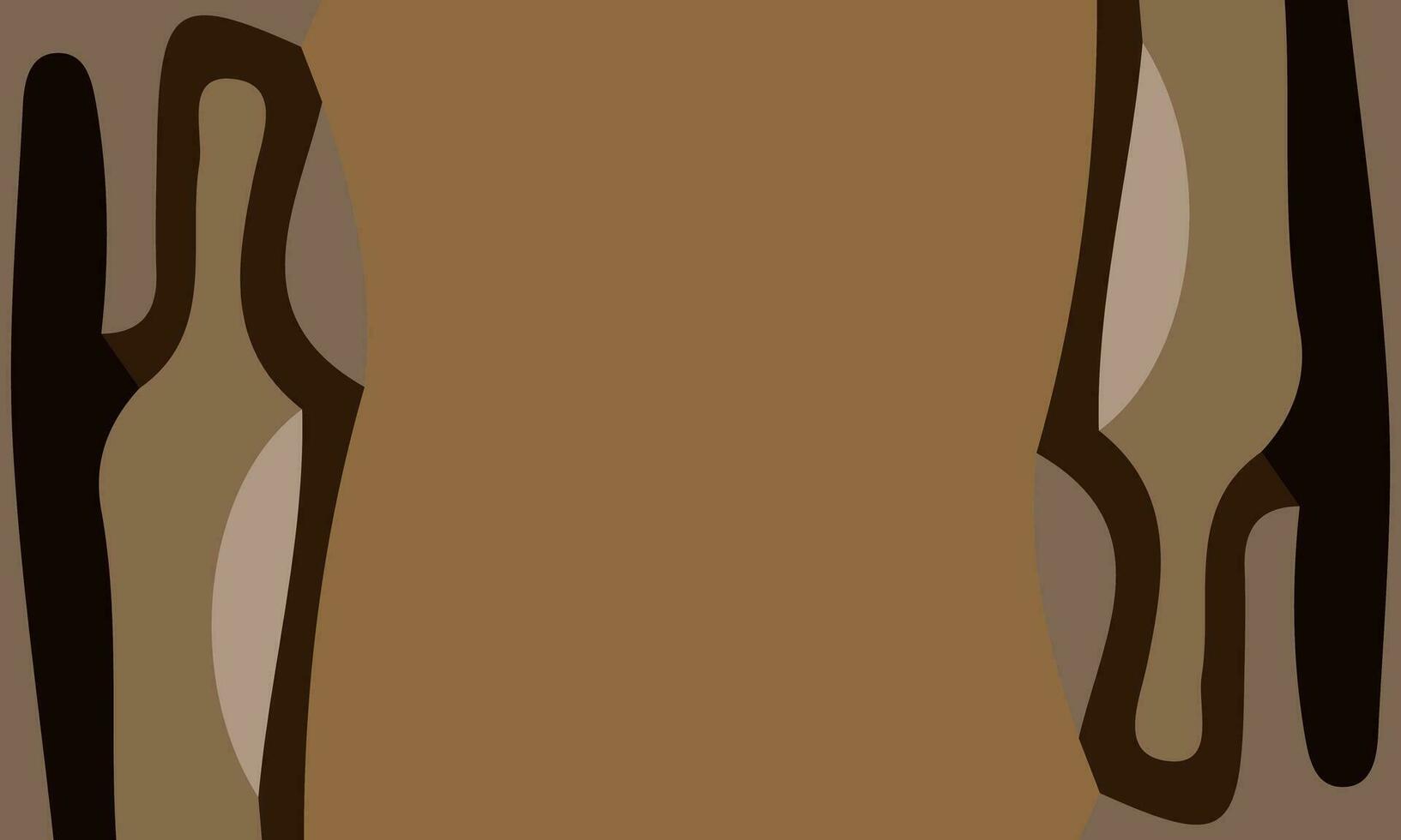 Aesthetic brown abstract background with copy space area. Suitable for poster and banner vector