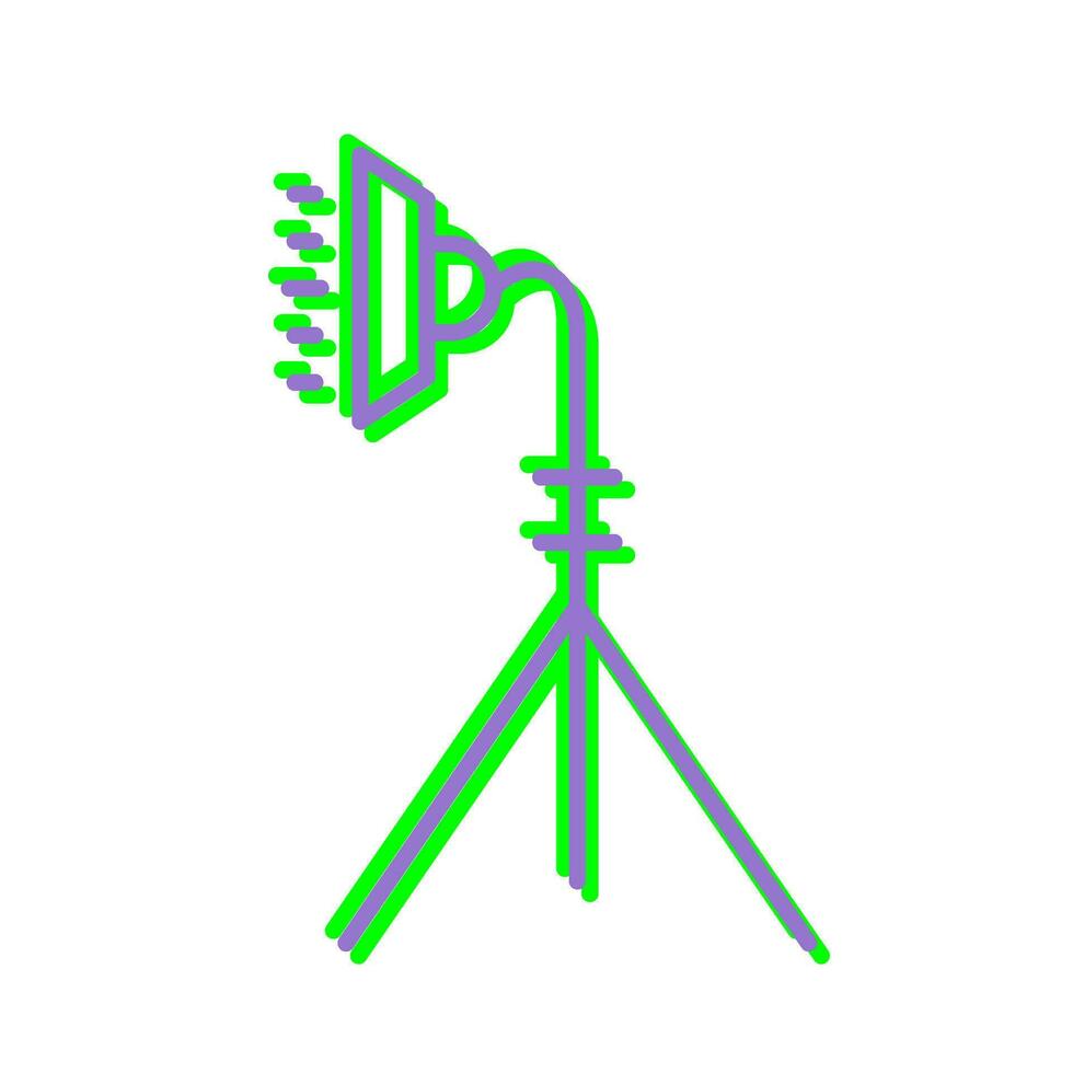 Unique Light Stand Vector Icon