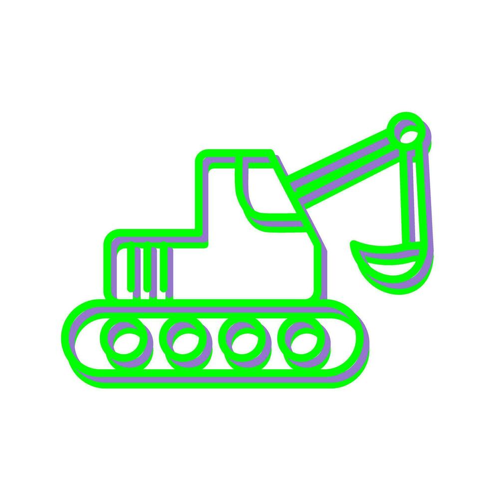 Escavator Vector Icon