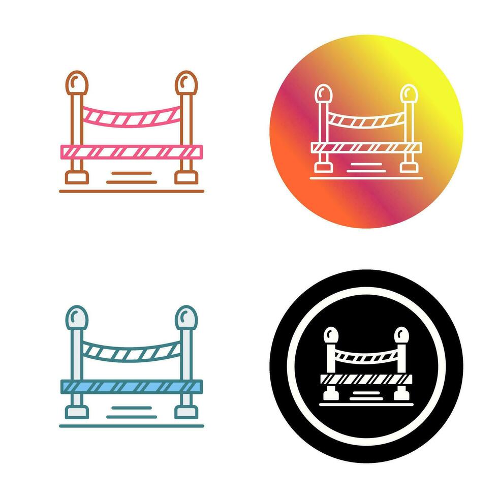 Do Not Cross Line Vector Icon
