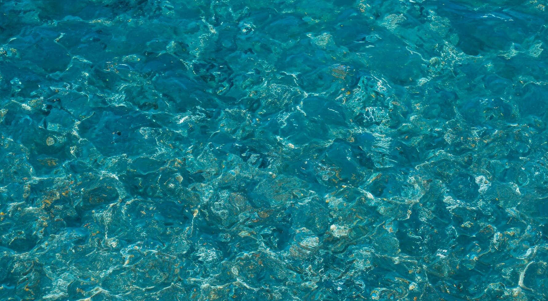 Blue water surface background photo