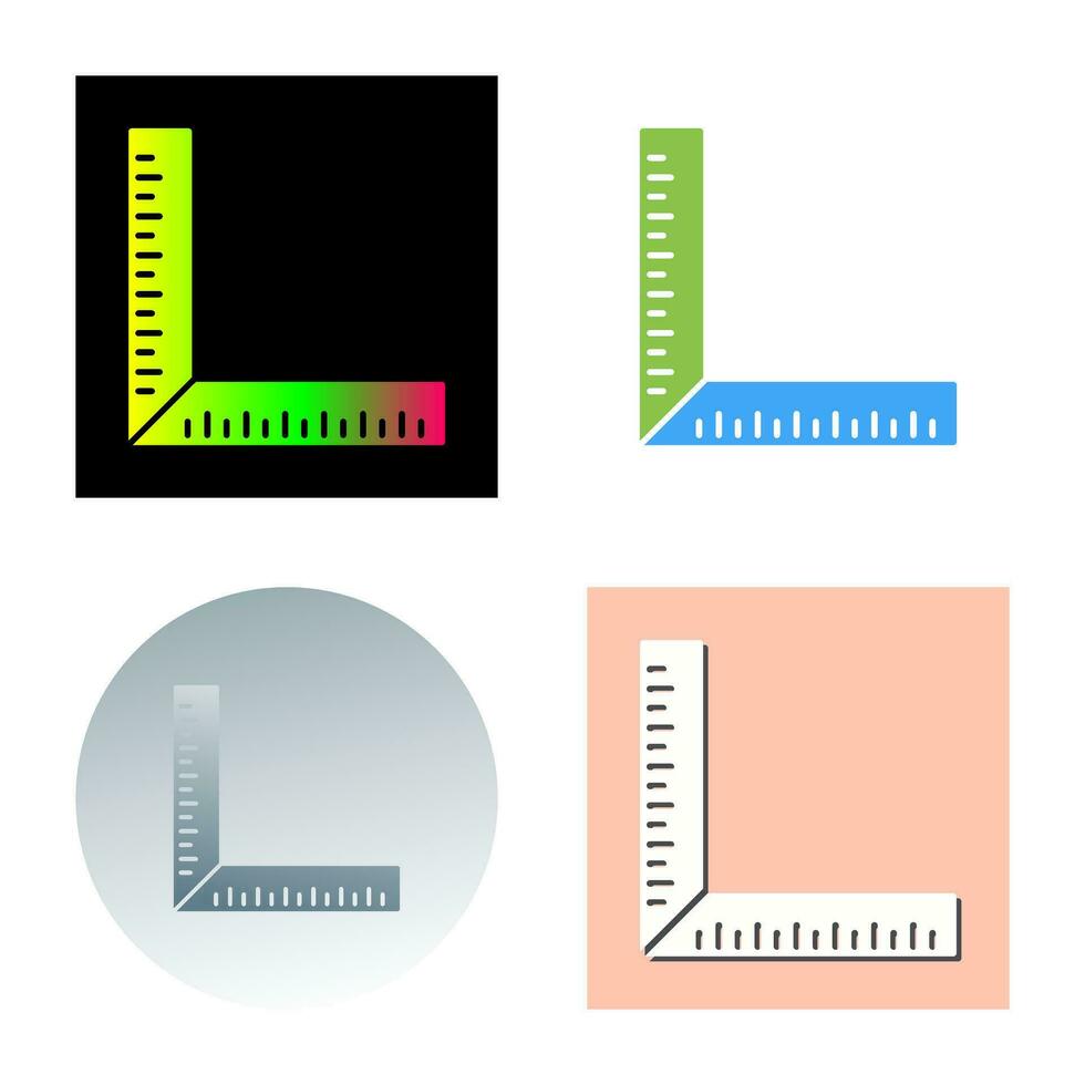 square Ruler Vector Icon