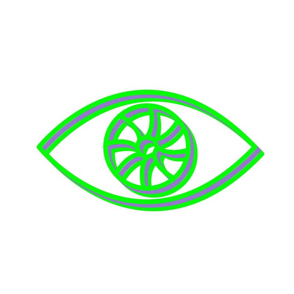 Unique Eye Vector Icon