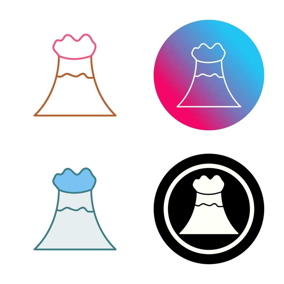 Volcano Vector Icon