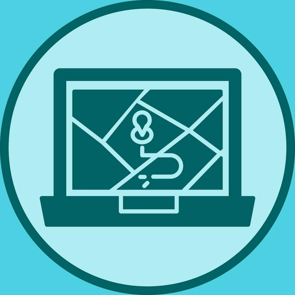 Google Map Vector Icon