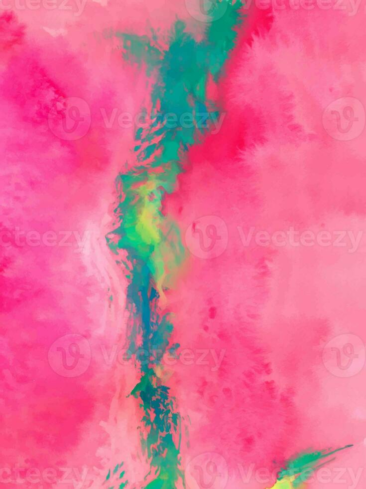 Pink watercolor abstract background photo