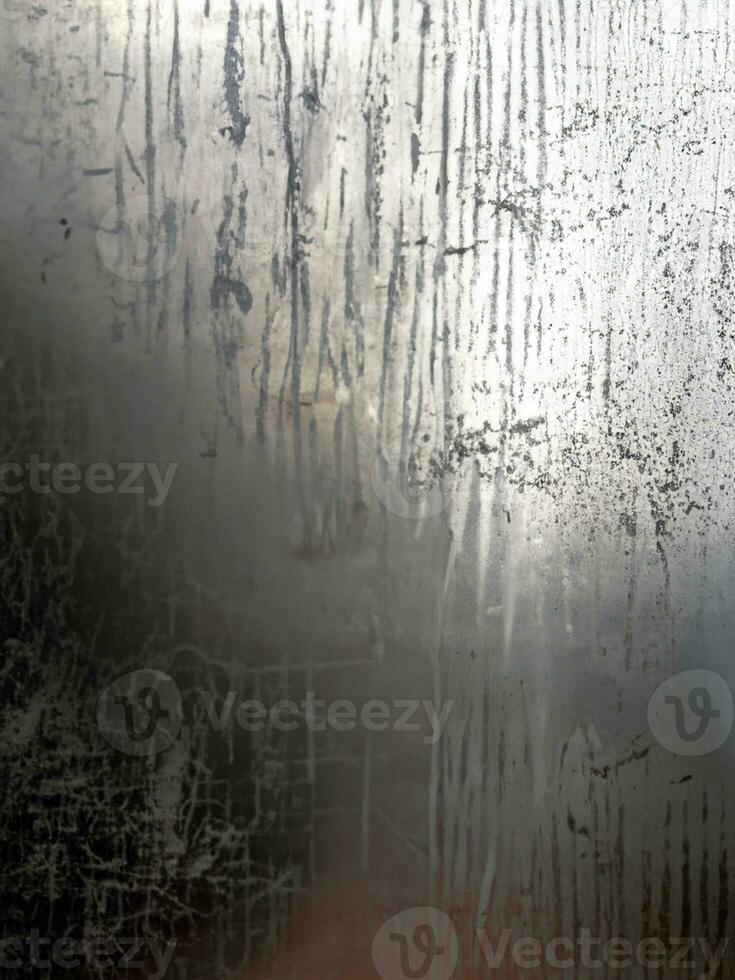 Metal texture with dust scratches and cracks. photo