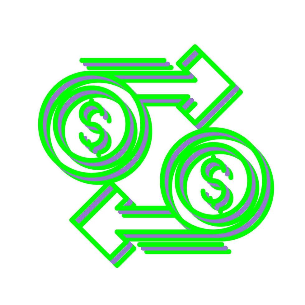 icono de vector de dólar