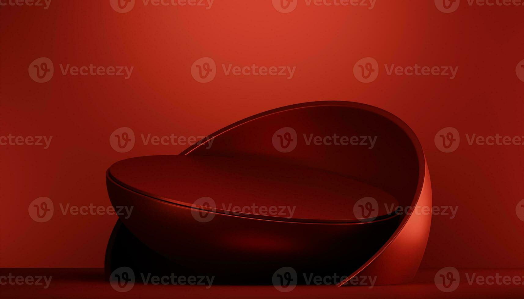 rojo podio espectáculo cosmético producto geométrico foto