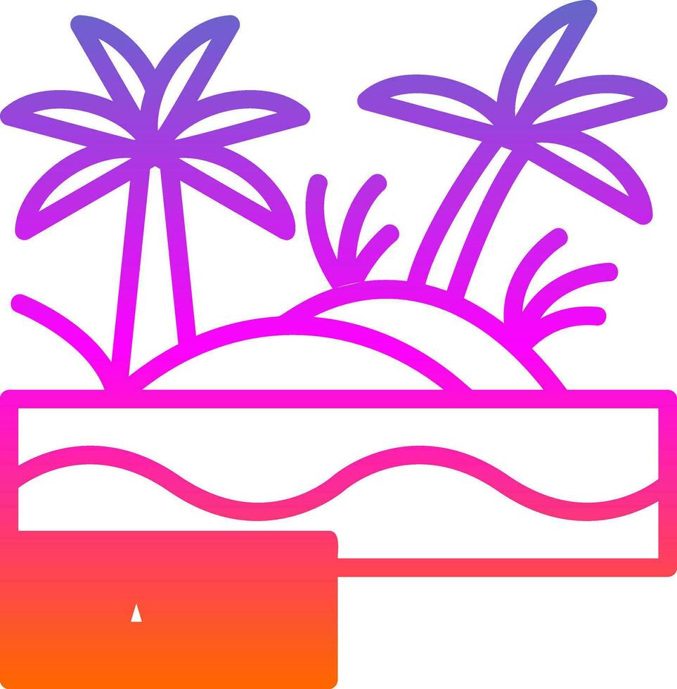 Sale Oasis Vector Icon Design