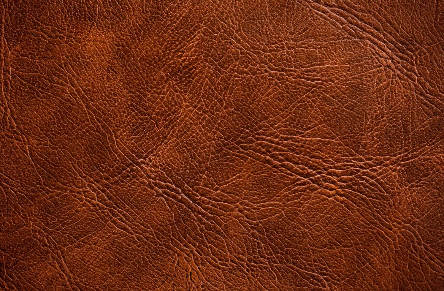 Brown leather texture background photo