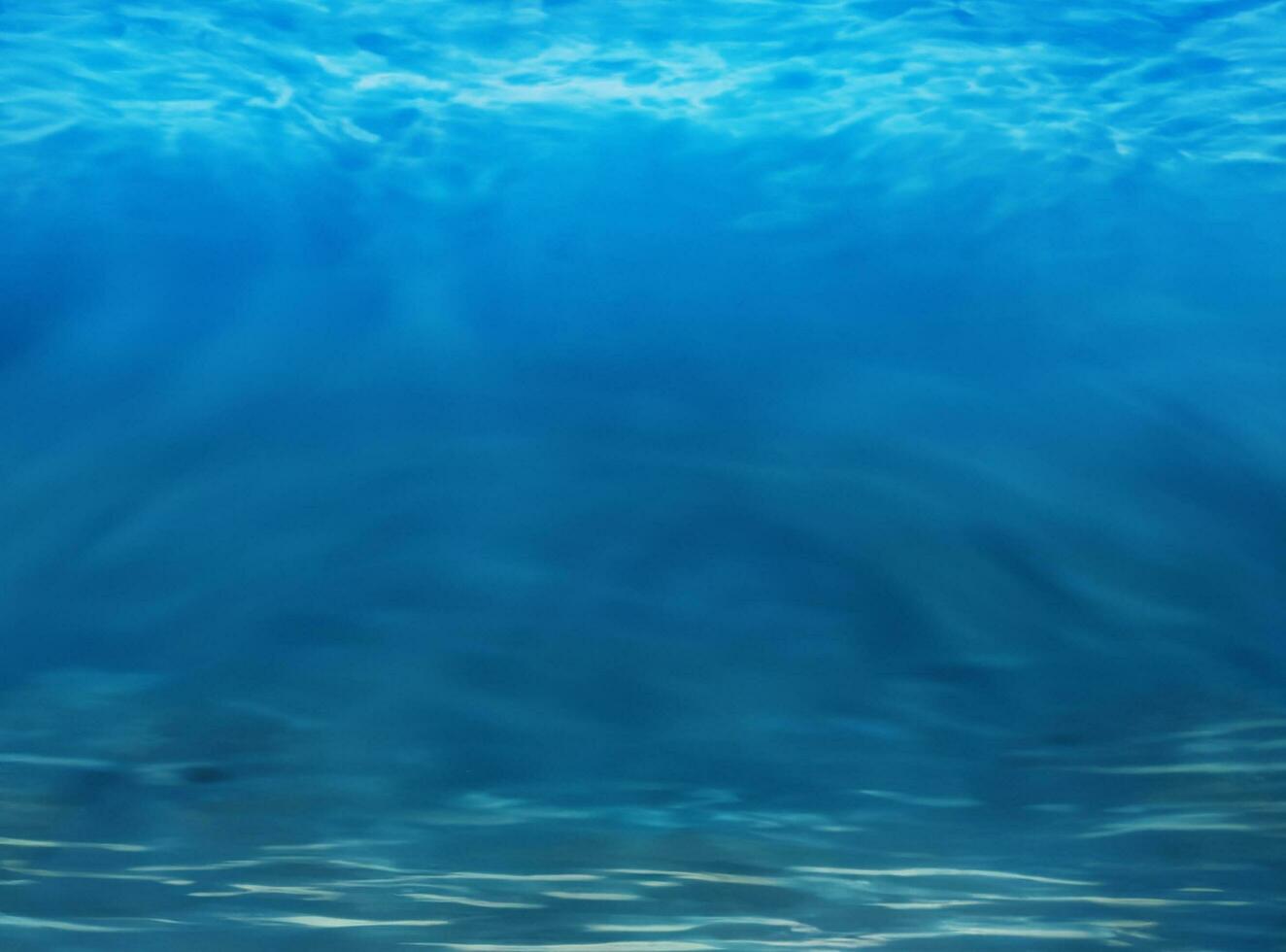 Blue water surface background photo