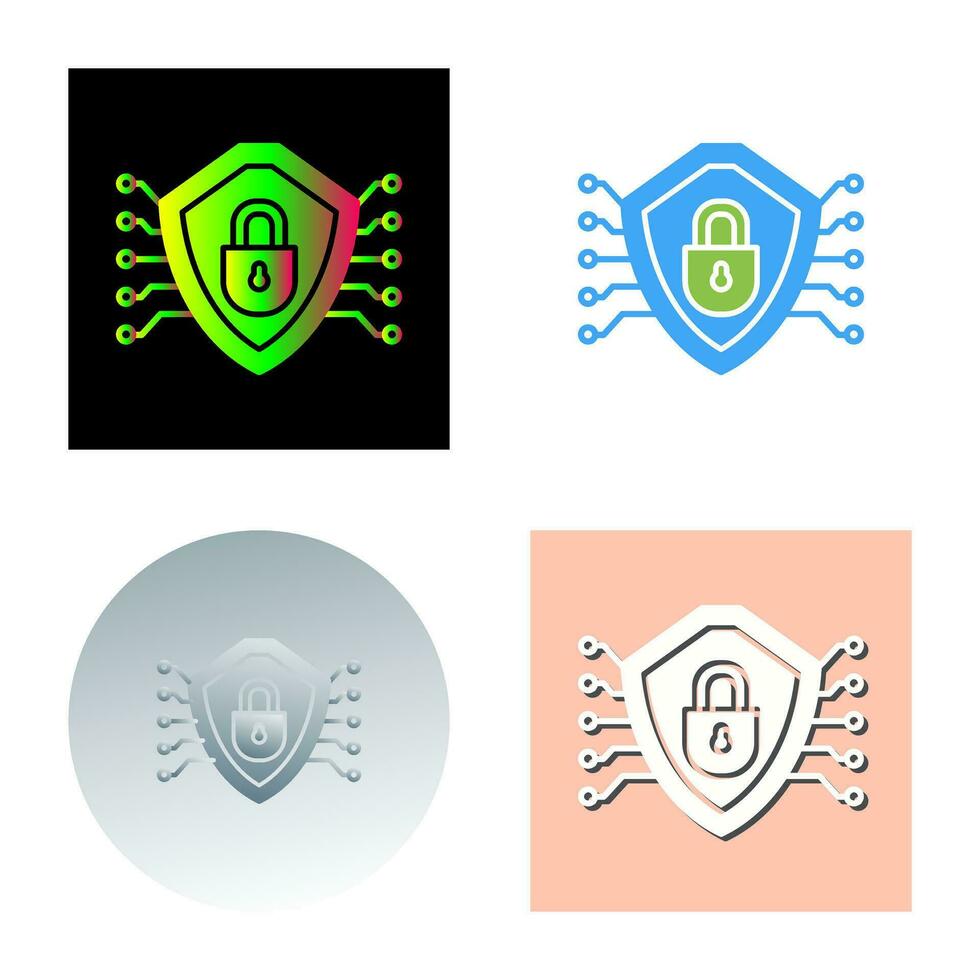 Cyber Security Vector Icon