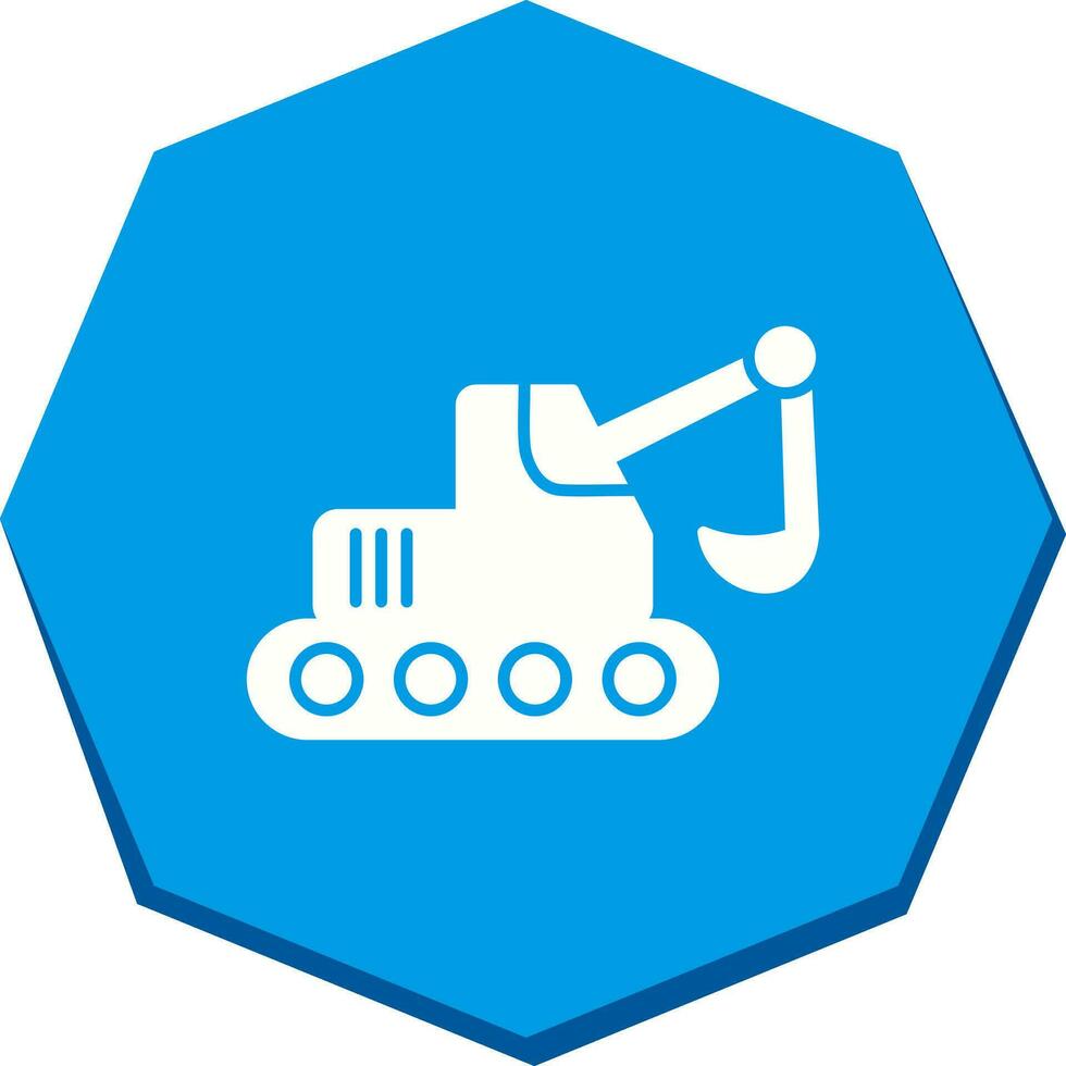 Escavator Vector Icon