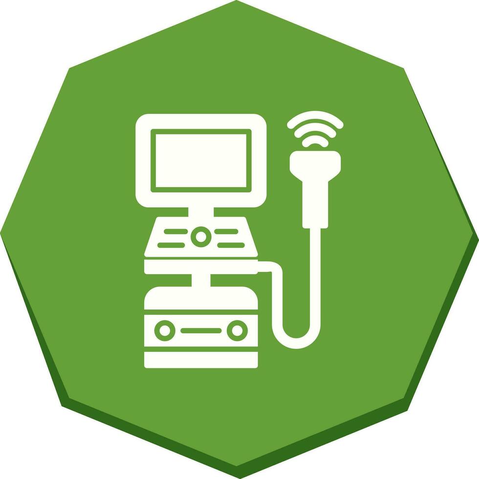 Ultrasound Machine Vector Icon