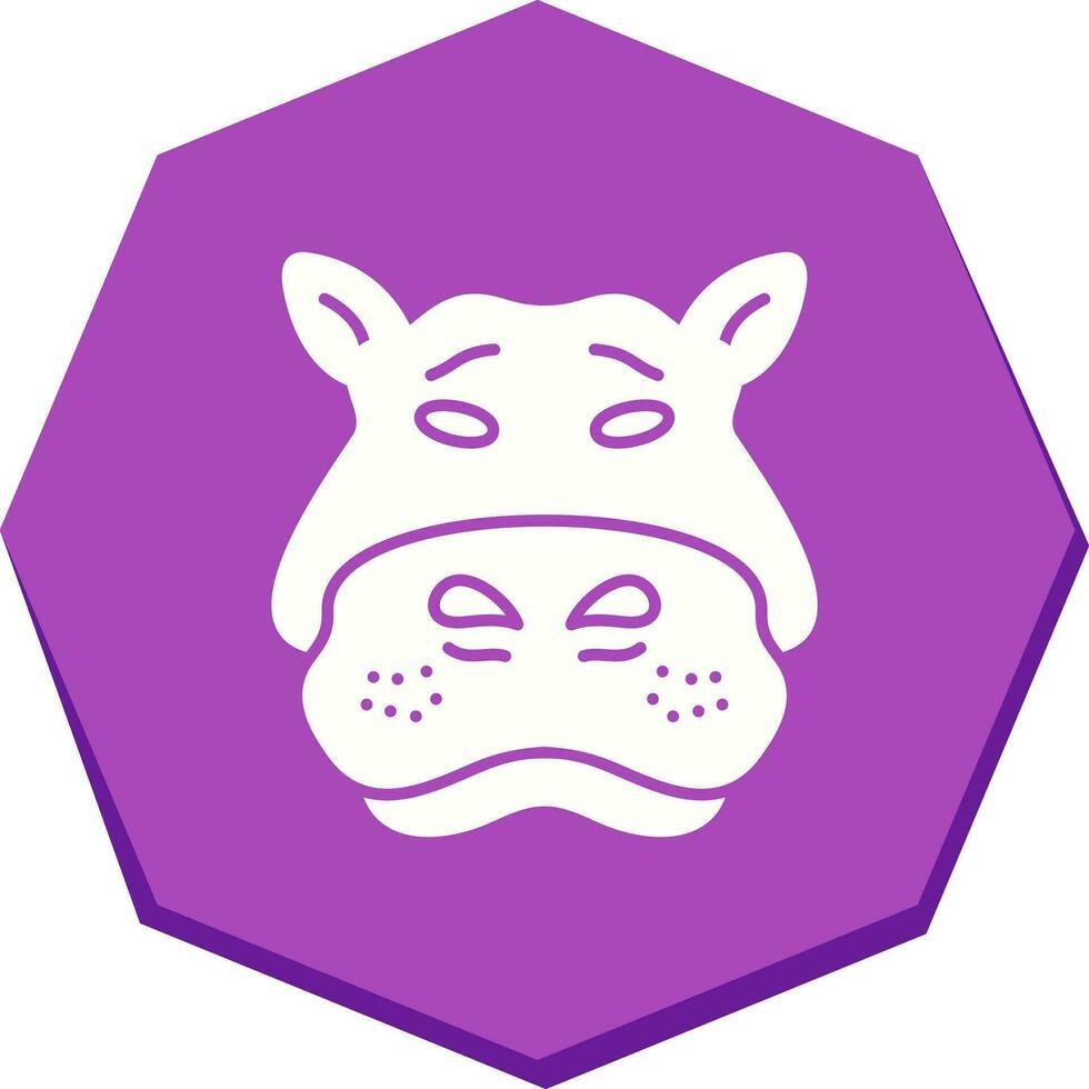 Hippo Vector Icon
